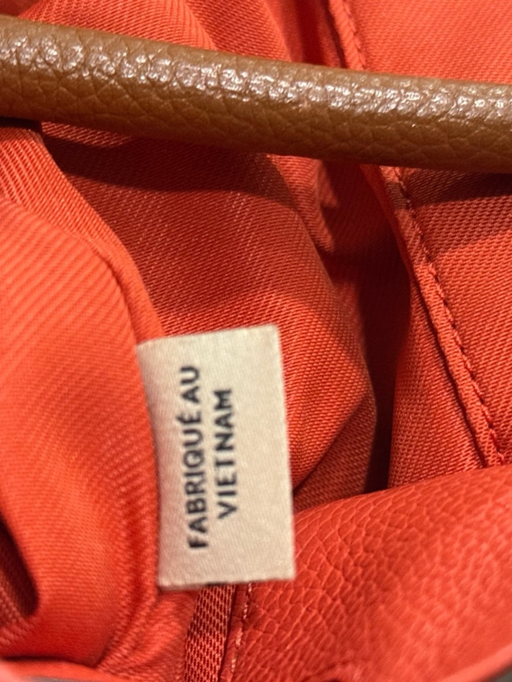 Coach Turnlock Tie Tote Saddle Brown Contrast Orange - GORGEOUS CONDITION! - Picture 9 of 15